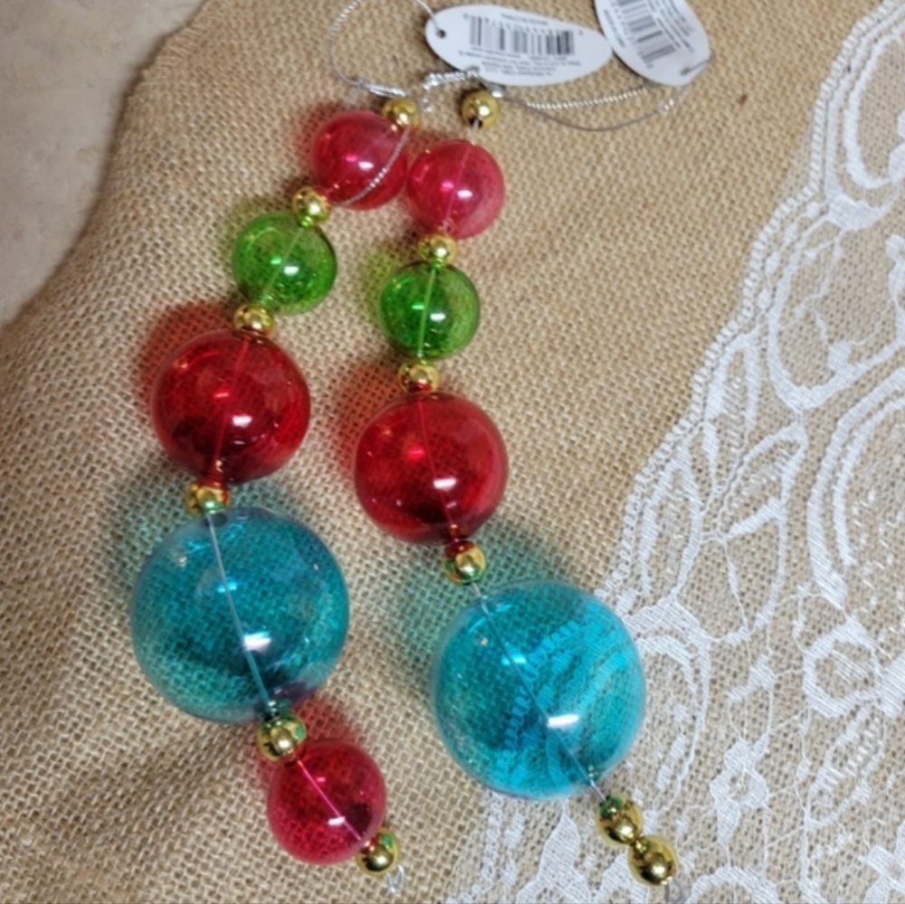 Glass bubble Christmas ornaments